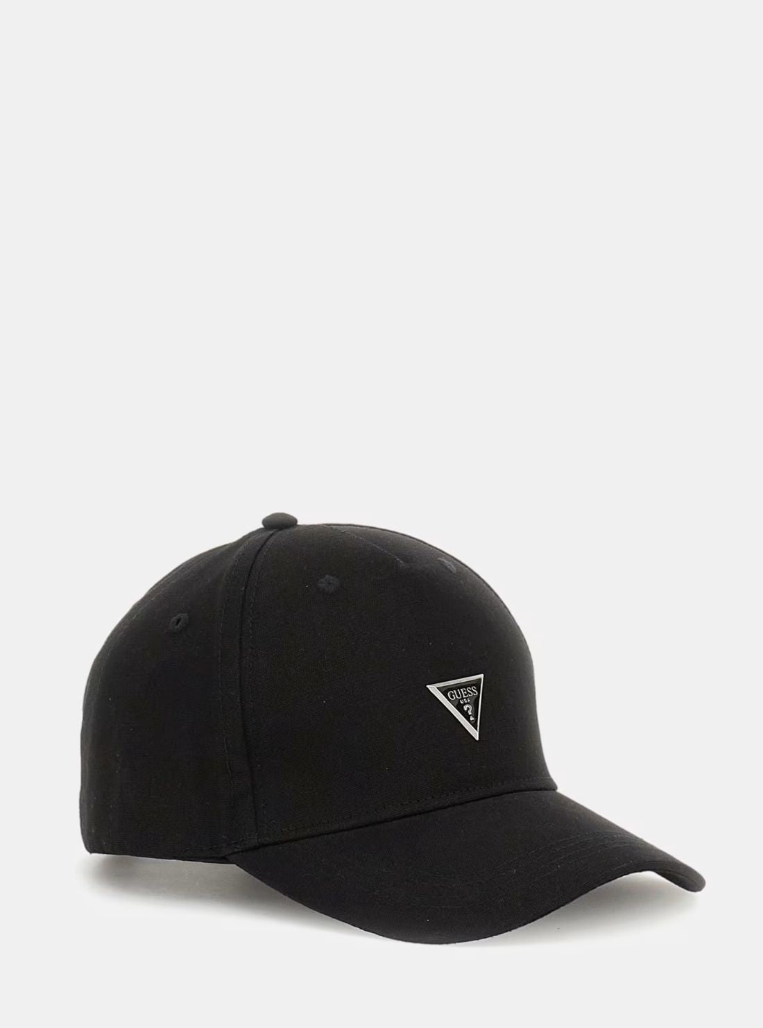 GUESS Accessories Black London Baseball Cap AM9521POL01 Front View