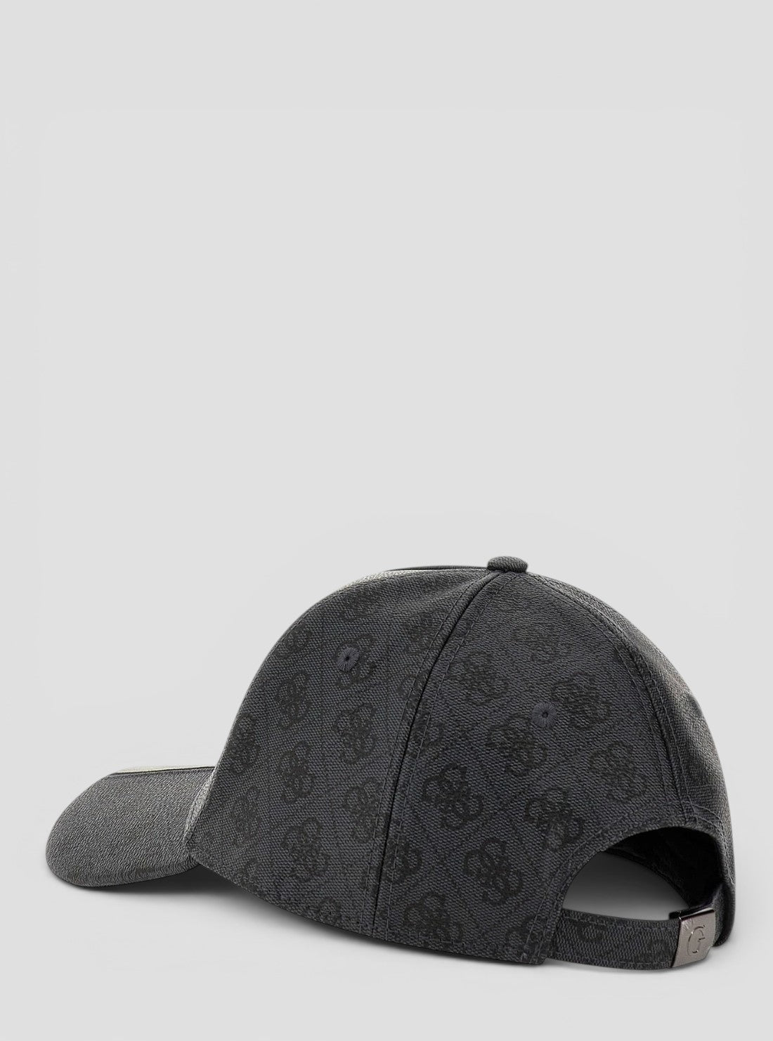 GUESS Mens Black Logo London Baseball Cap AM9543POL01 Side View2