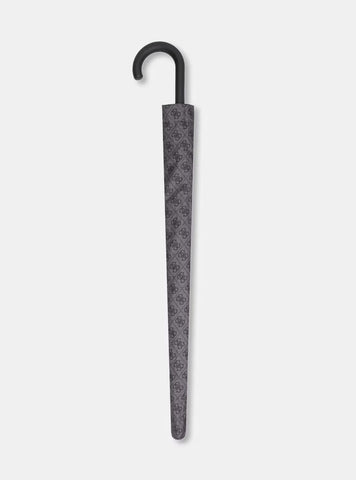 GUESS Womens Black Logo Signature Umbrella AM9572POL01 Front View