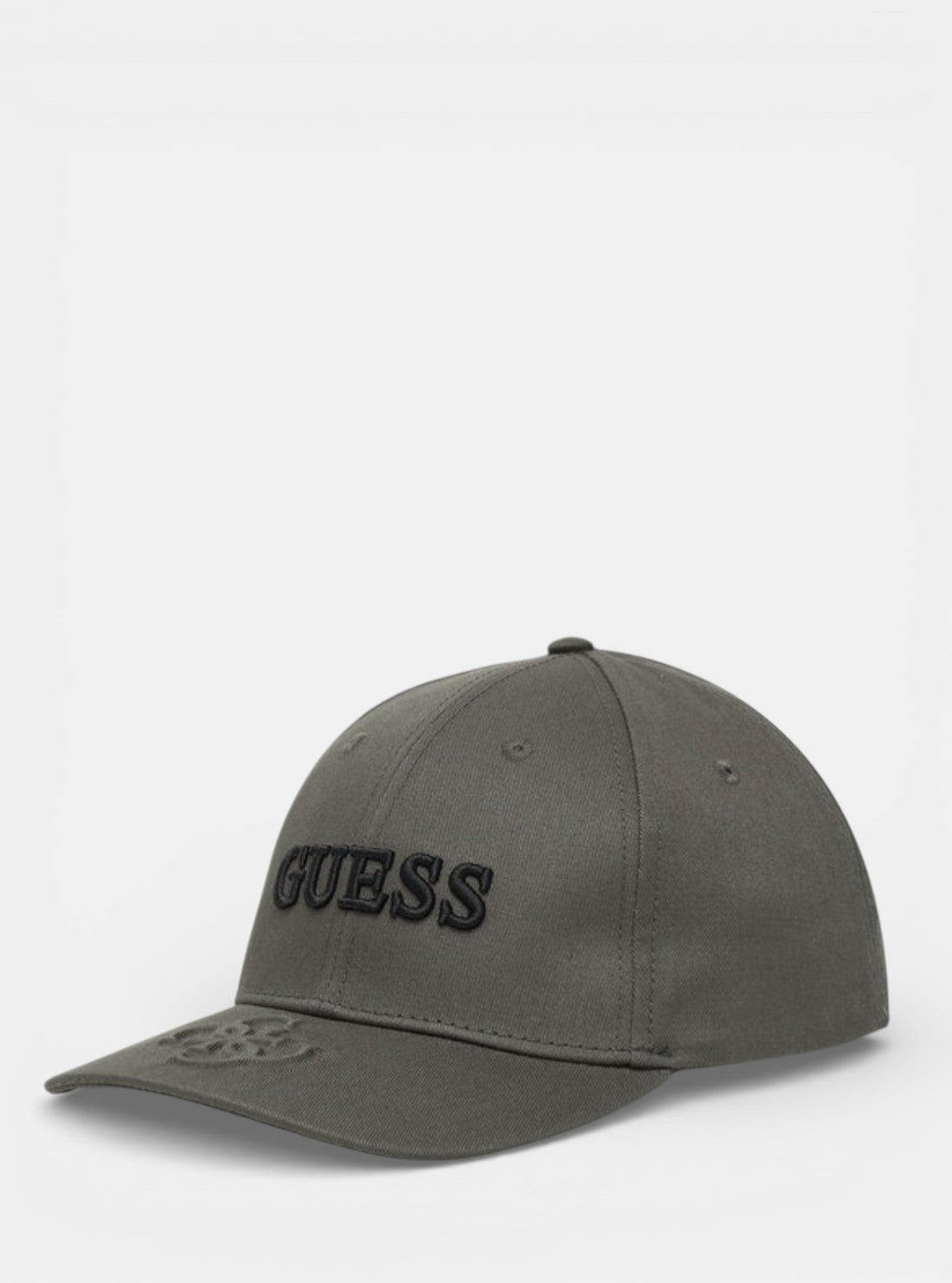 GUESS Accessories Grey Warsaw Baseball Cap AM9578POL01 Side View