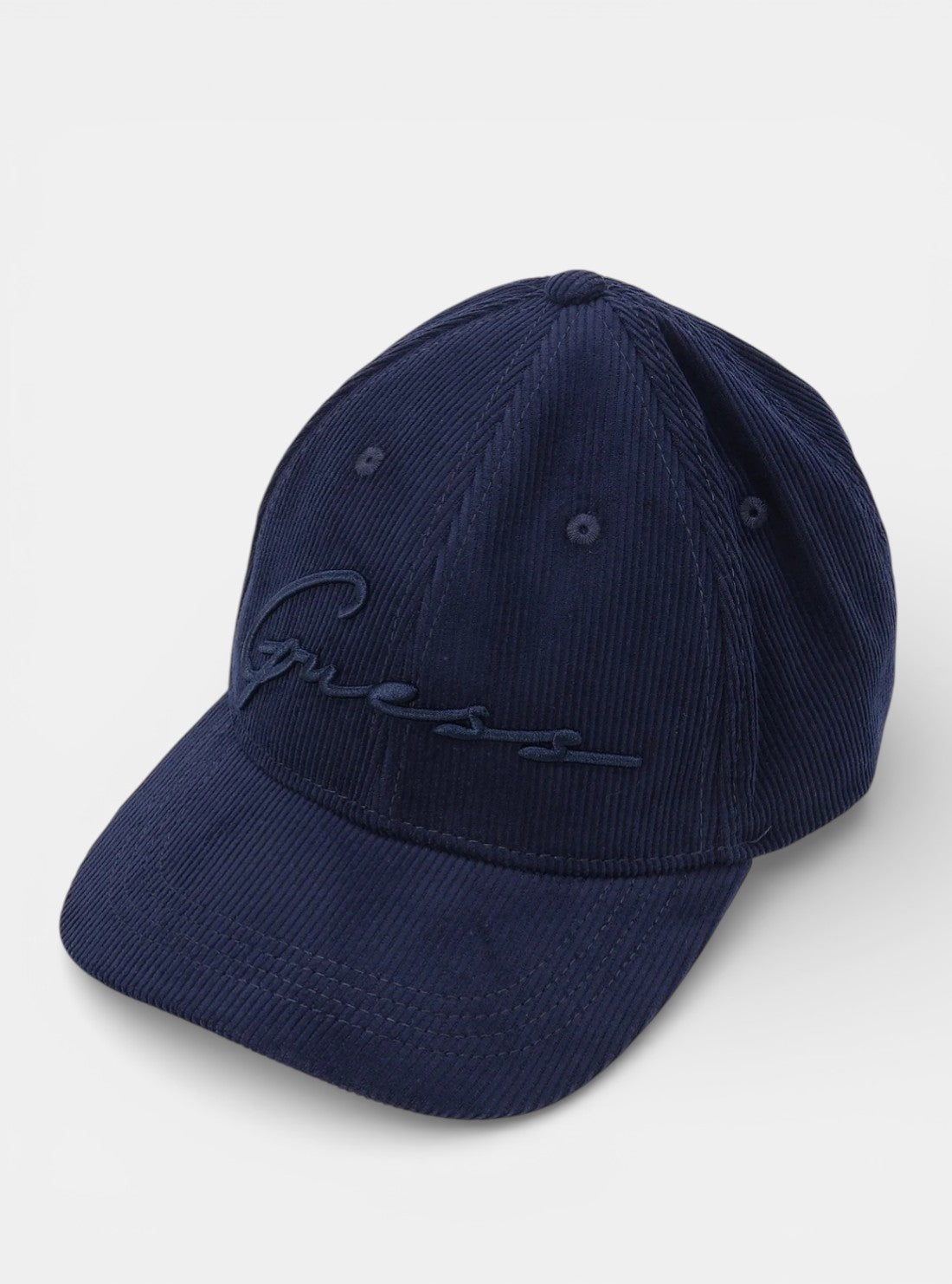 GUESS Mens Blue Warsaw Baseball Cap AM9579POL01 Top View