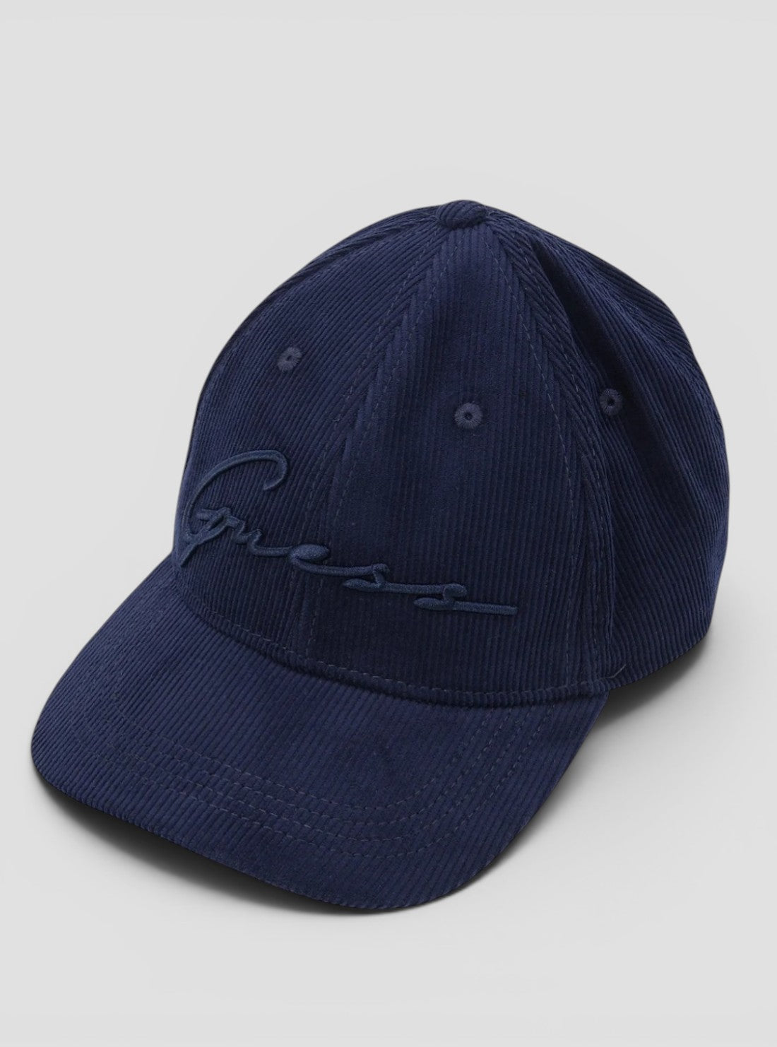 GUESS Mens Blue Warsaw Baseball Cap AM9579POL01 Front Side View