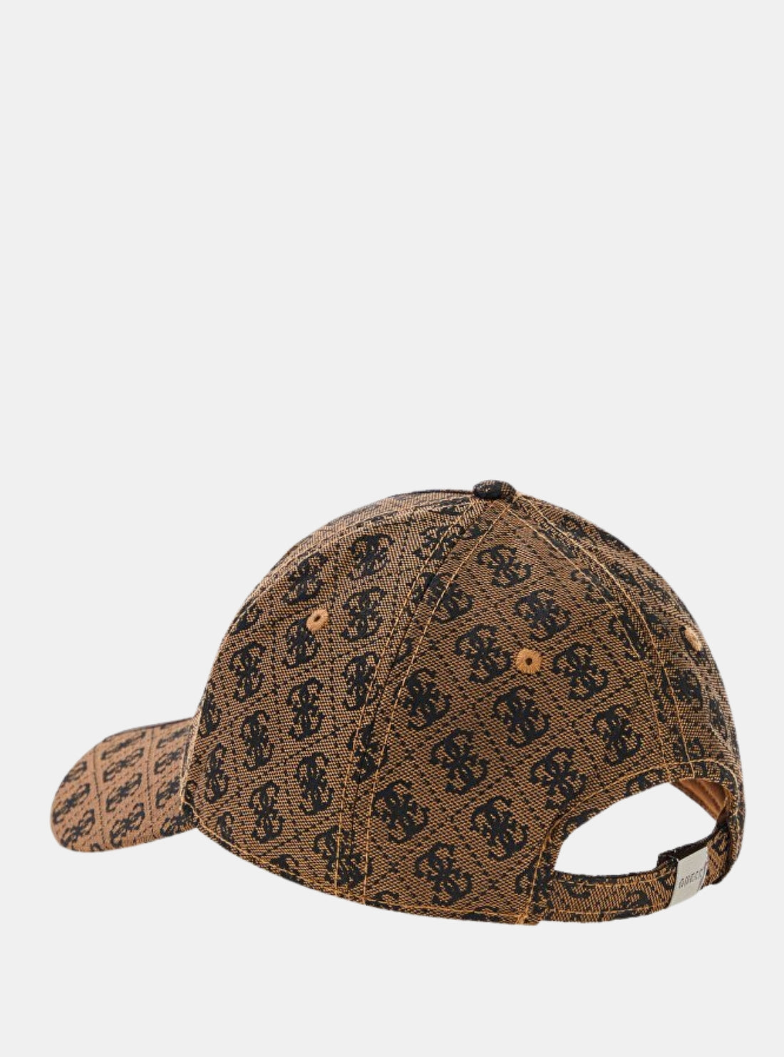 GUESS Accessories Brown Logo Boston Baseball Cap AM9594POL01 Side View