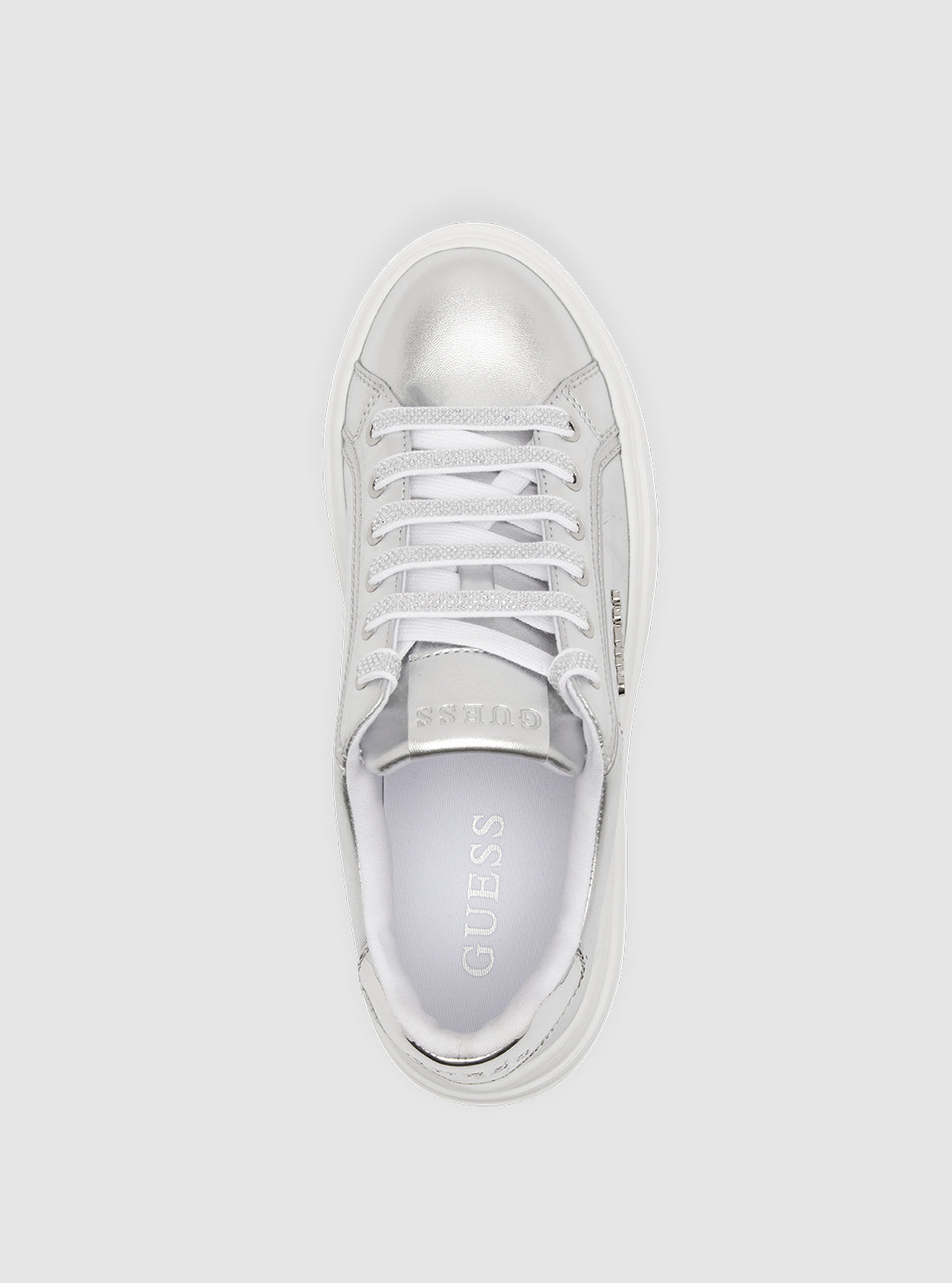 Silver Ameria Low-Top Sneakers