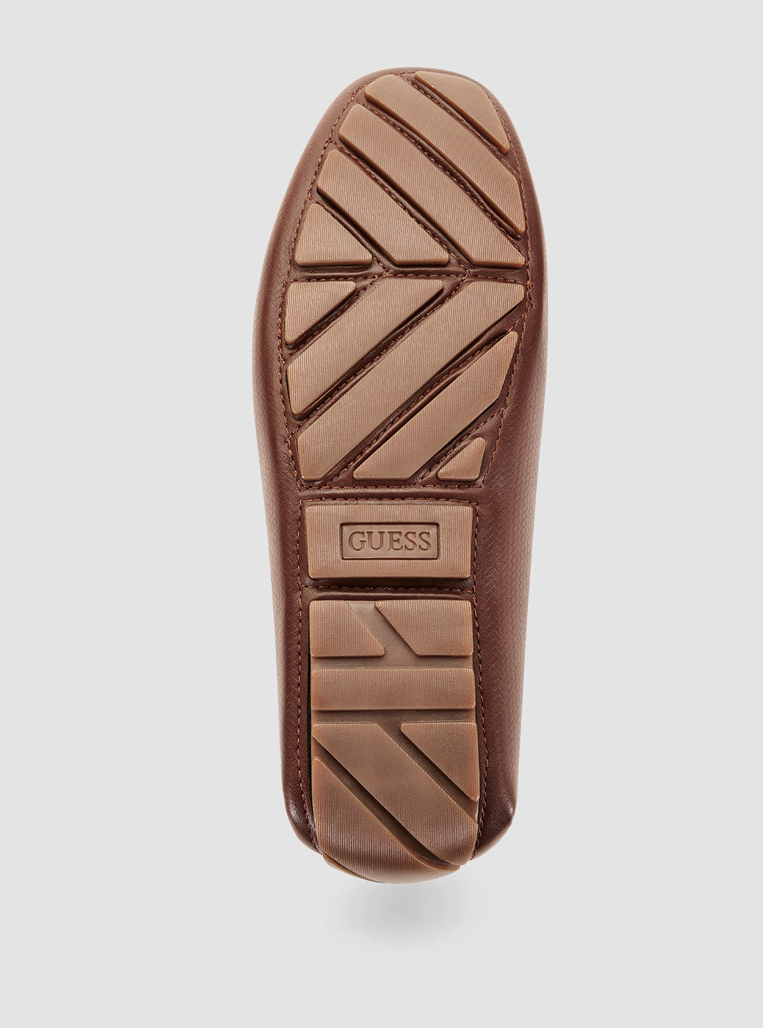 GUESS Mens Footwear Brown Aodie Loafers AODIE Bottom View