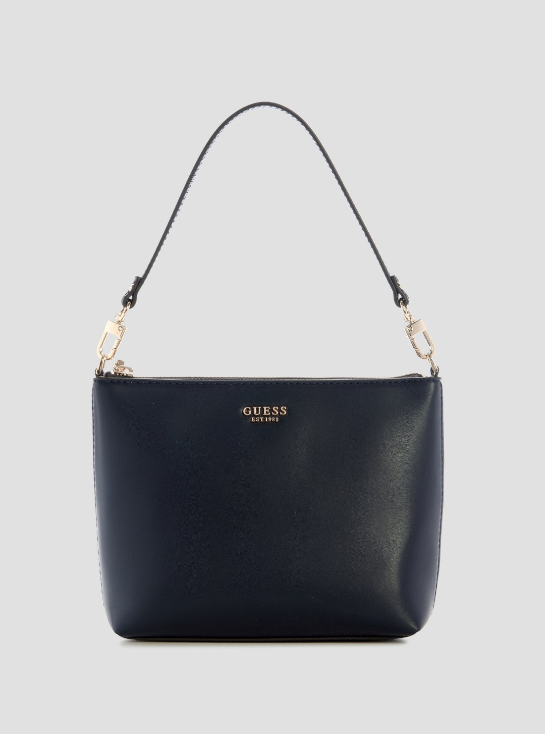 GUESS Womens Blue Multi Nicolette Large Bucket Shoulder Bag AS966204 Front View_3