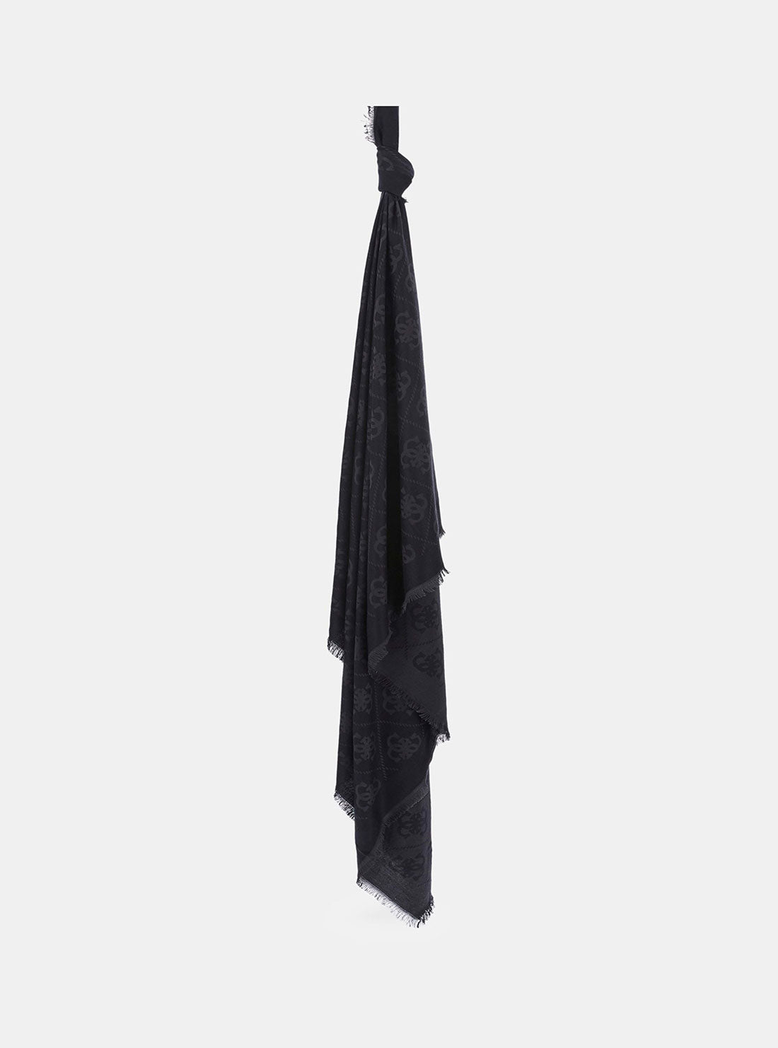 Black Logo Noelle Kefiah Scarf