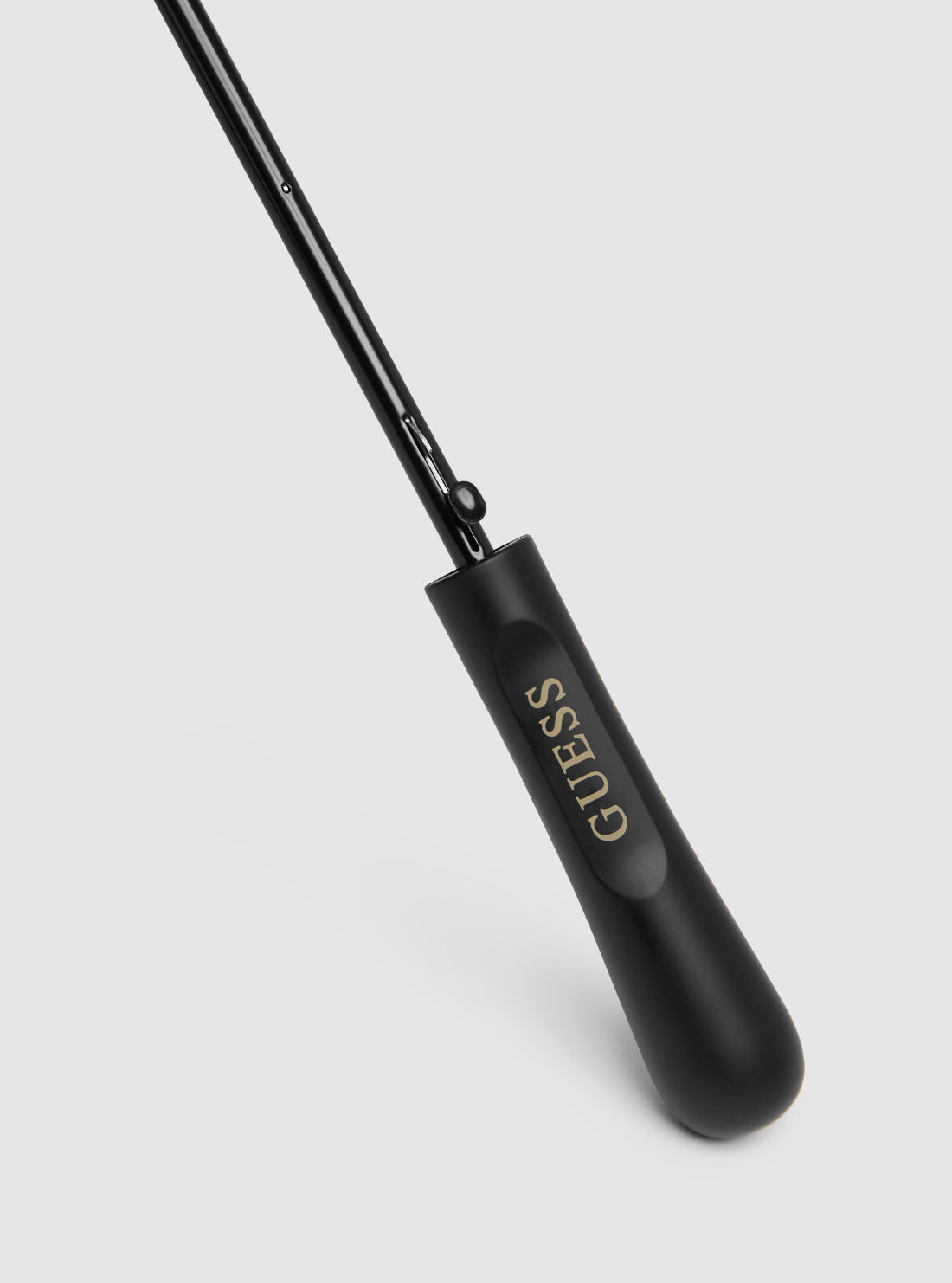 GUESS Womens Black Logo Signature Long Umbrella AW5230POL01 Detail View