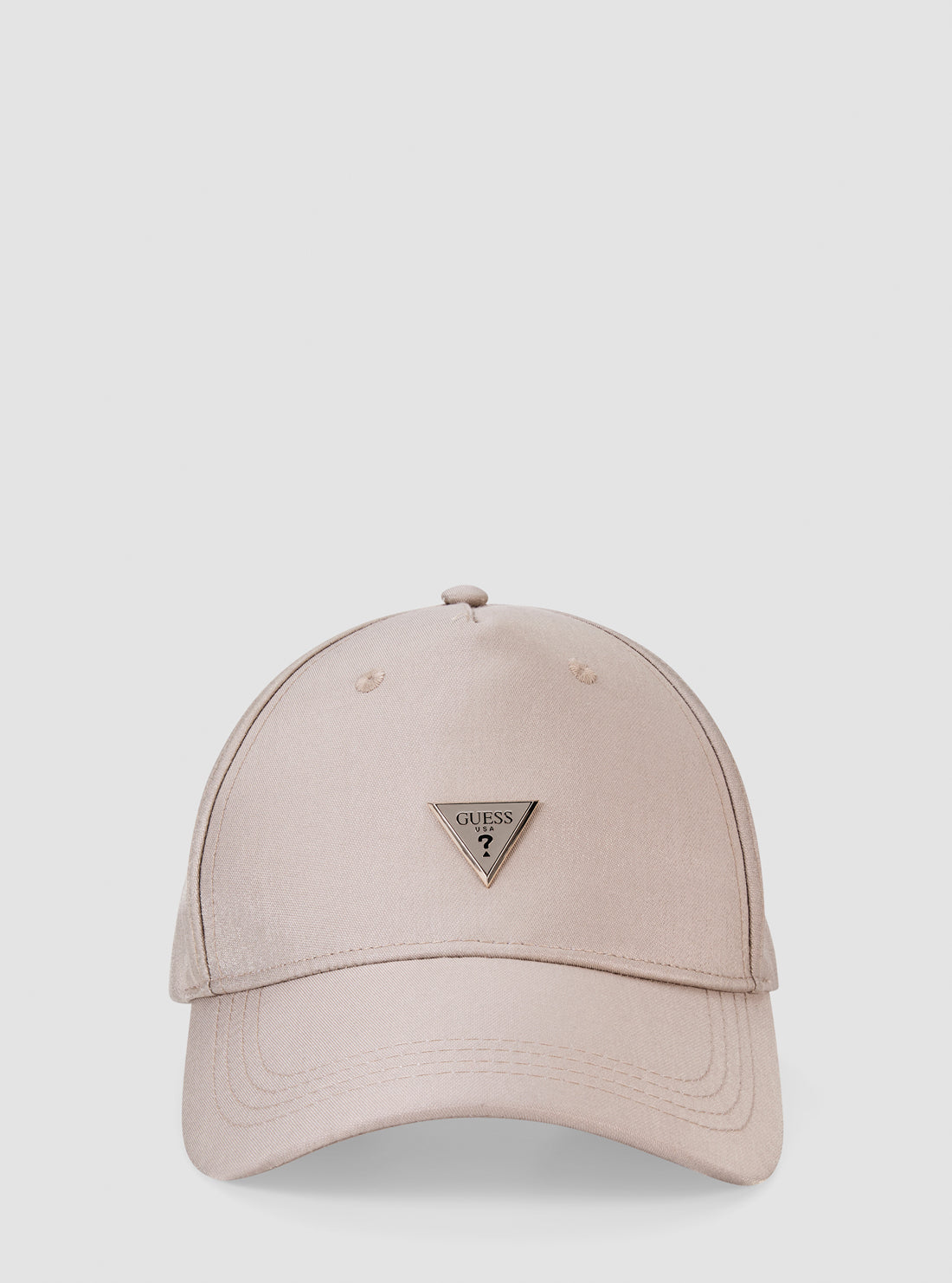 GUESS Womens Beige Baseball Cap AW5283COT0 Front View