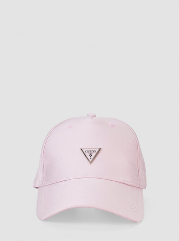 GUESS Womens Pink Baseball Cap AW5283COT01 Front View