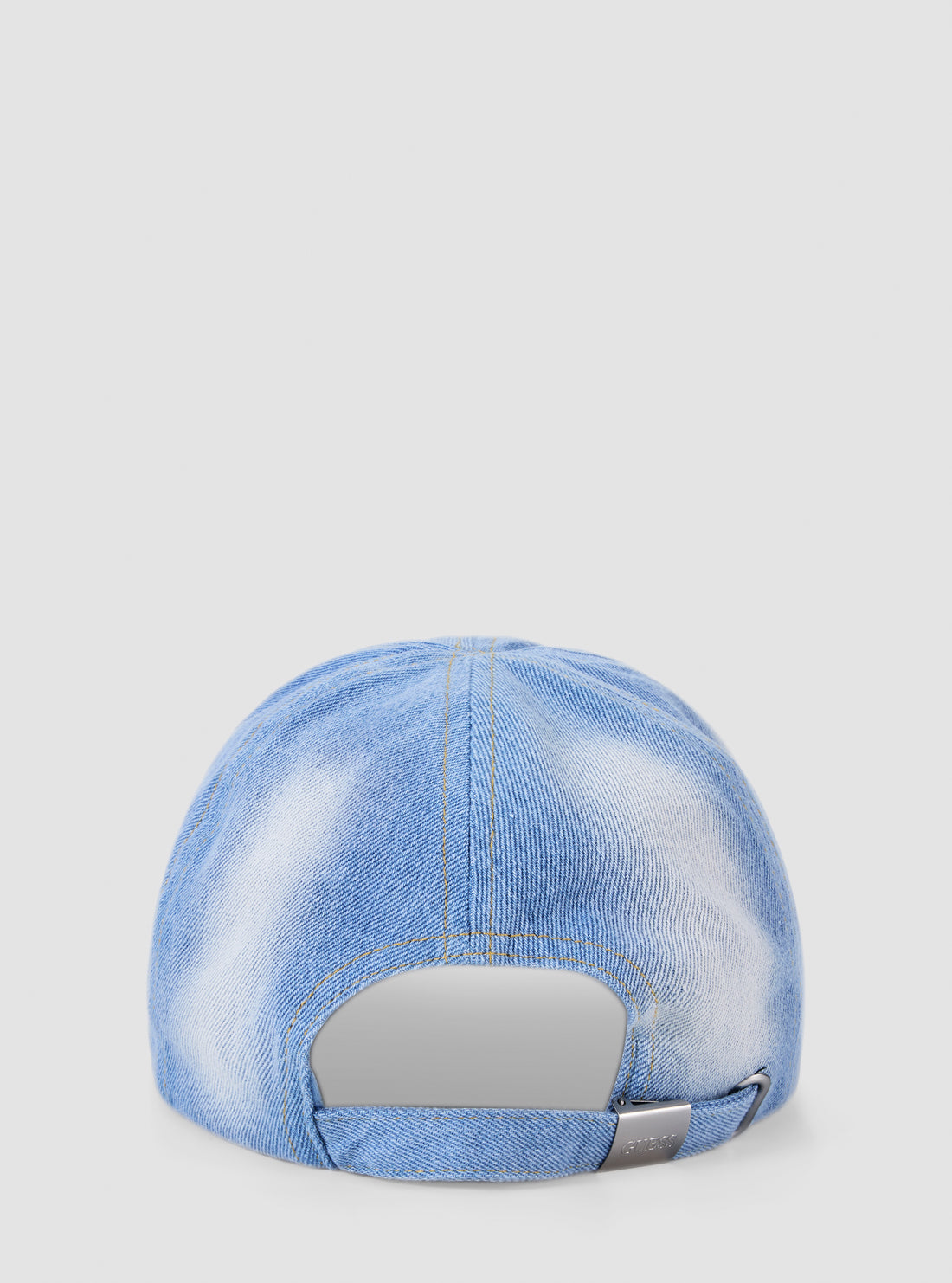 GUESS Womens Blue Baseball Denim Cap AW5288COT01 Back View