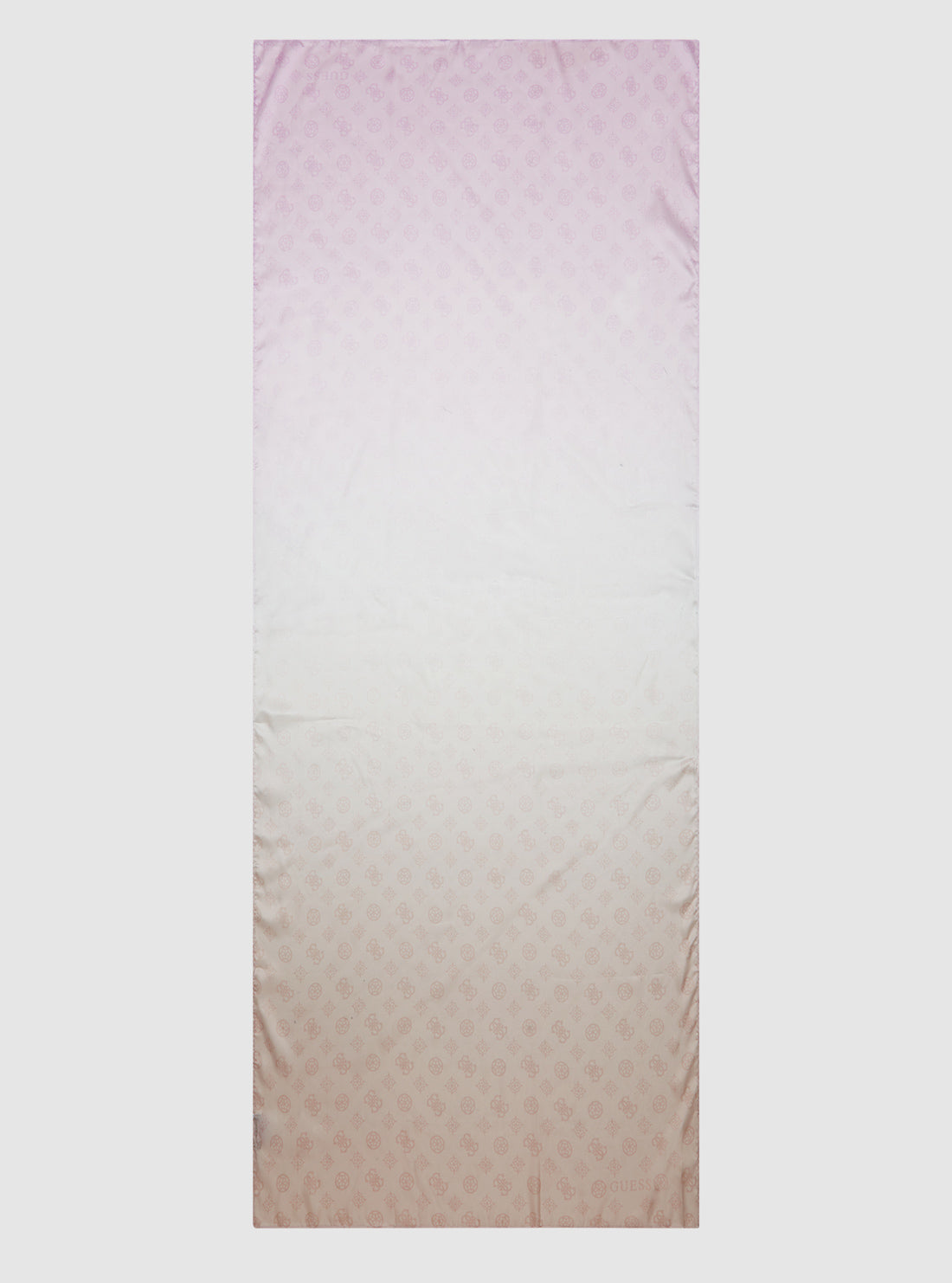 GUESS Womens Pink Multi Logo Cresidia Scarf AW5308POL03 Front View