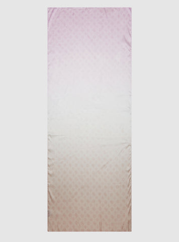 GUESS Womens Pink Multi Logo Cresidia Scarf AW5308POL03 Front View