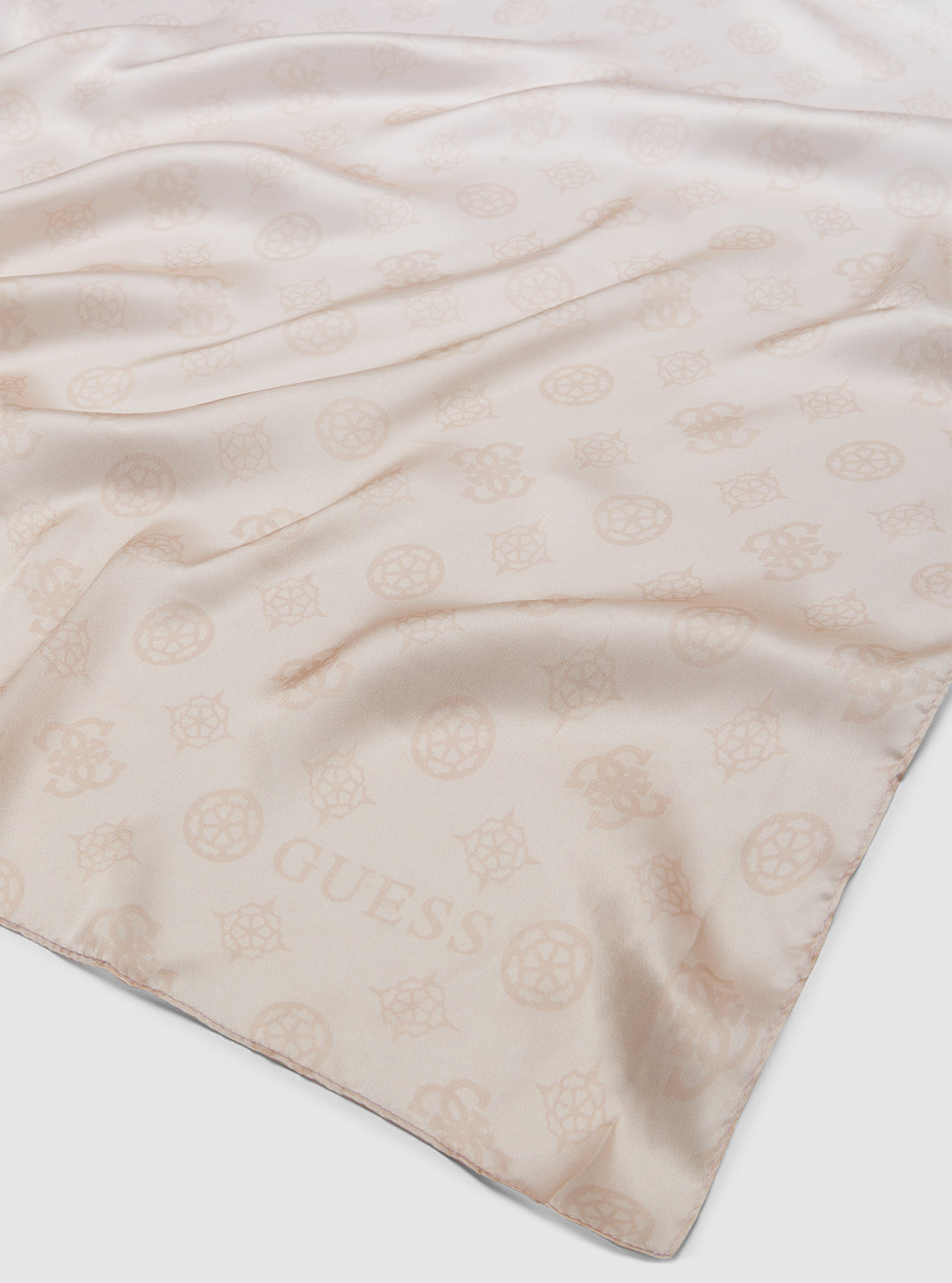GUESS Womens Pink Multi Logo Cresidia Scarf AW5308POL03 Detail View