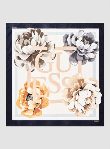 GUESS Accessories Black Multi Foulard AW5310SIL03 Front View