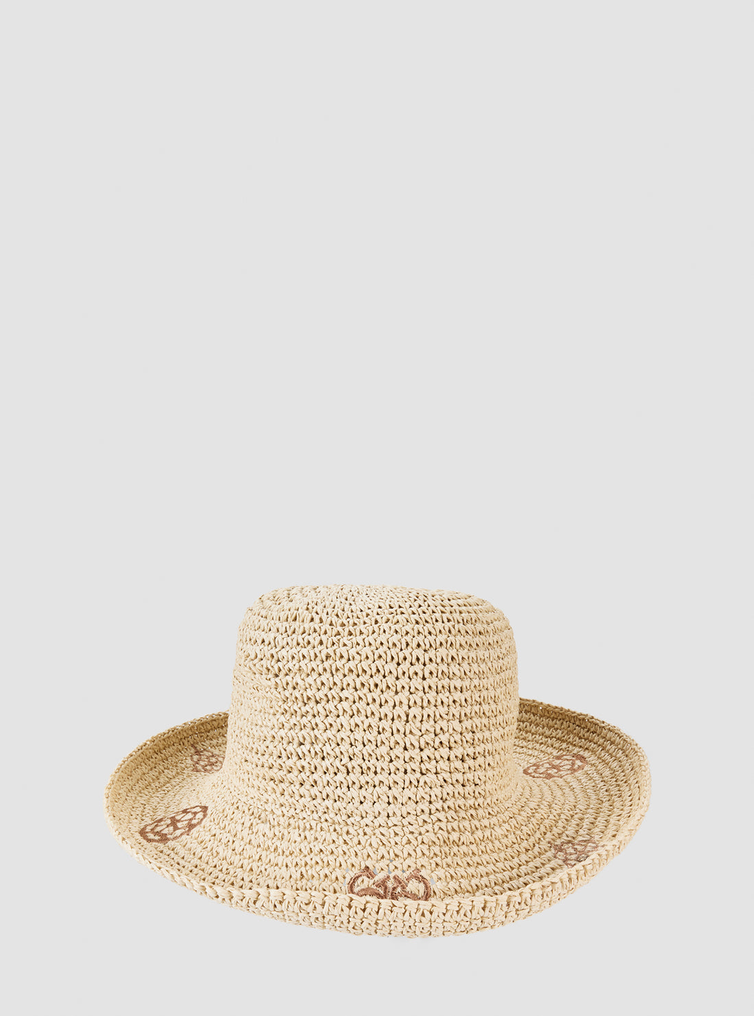 GUESS Womens Beige Bucket Hat AW5319NYL01  Front View