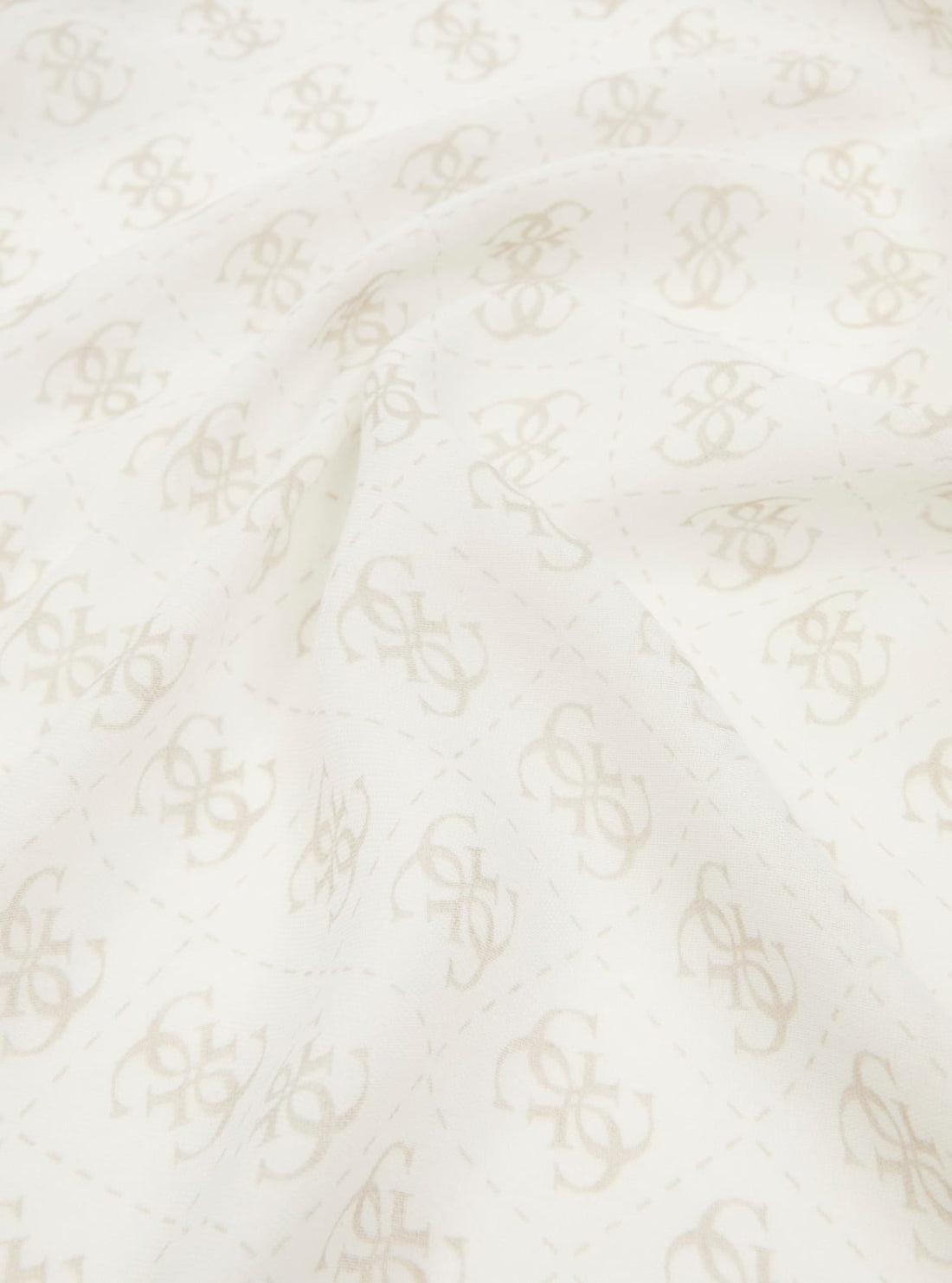 GUESS Accessories White Logo Katya Scarf AW5341POL03 Detail View