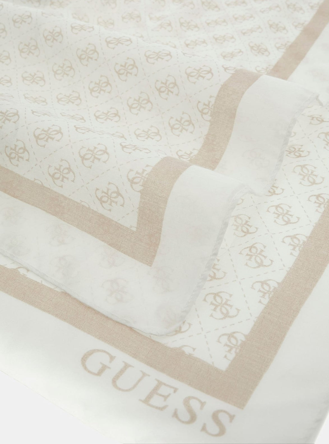 GUESS Accessories White Logo Katya Scarf AW5341POL03 Detail View