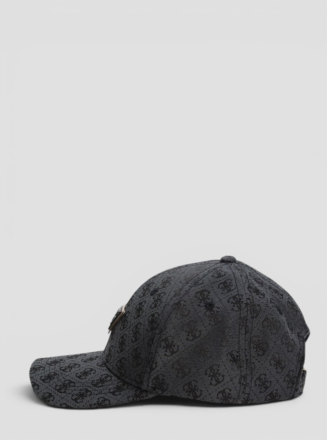 GUESS Accessories Black Logo Katya Baseball Cap AW5368POL01 Side View