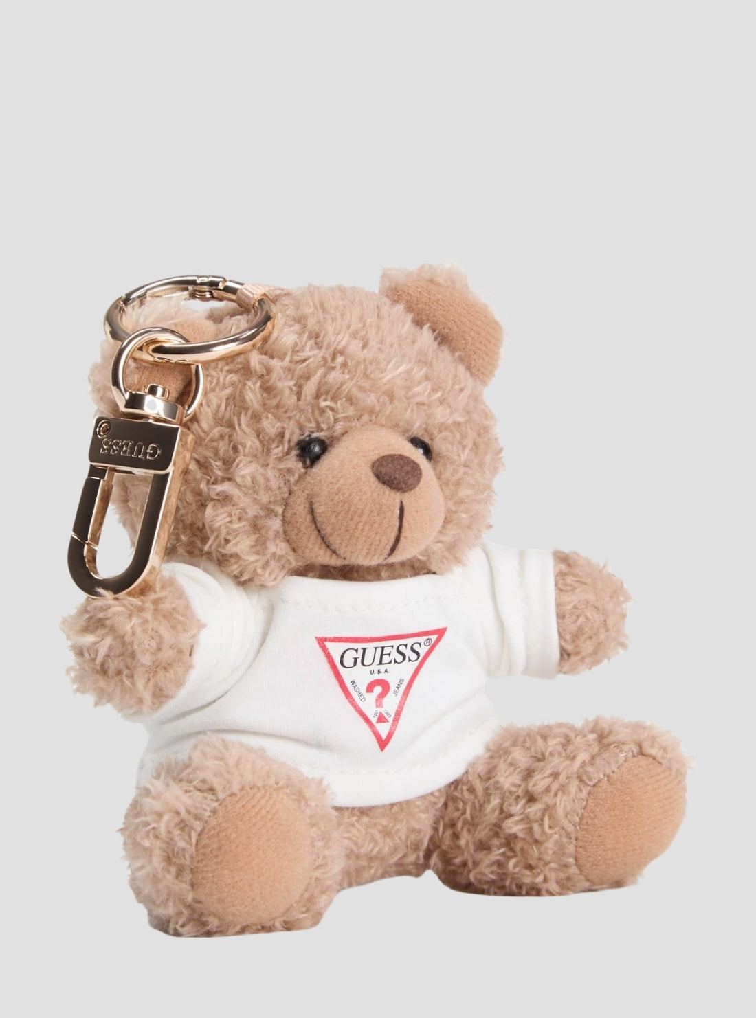 GUESS Accessories Brown Bear Keychain B7460116 Side View
