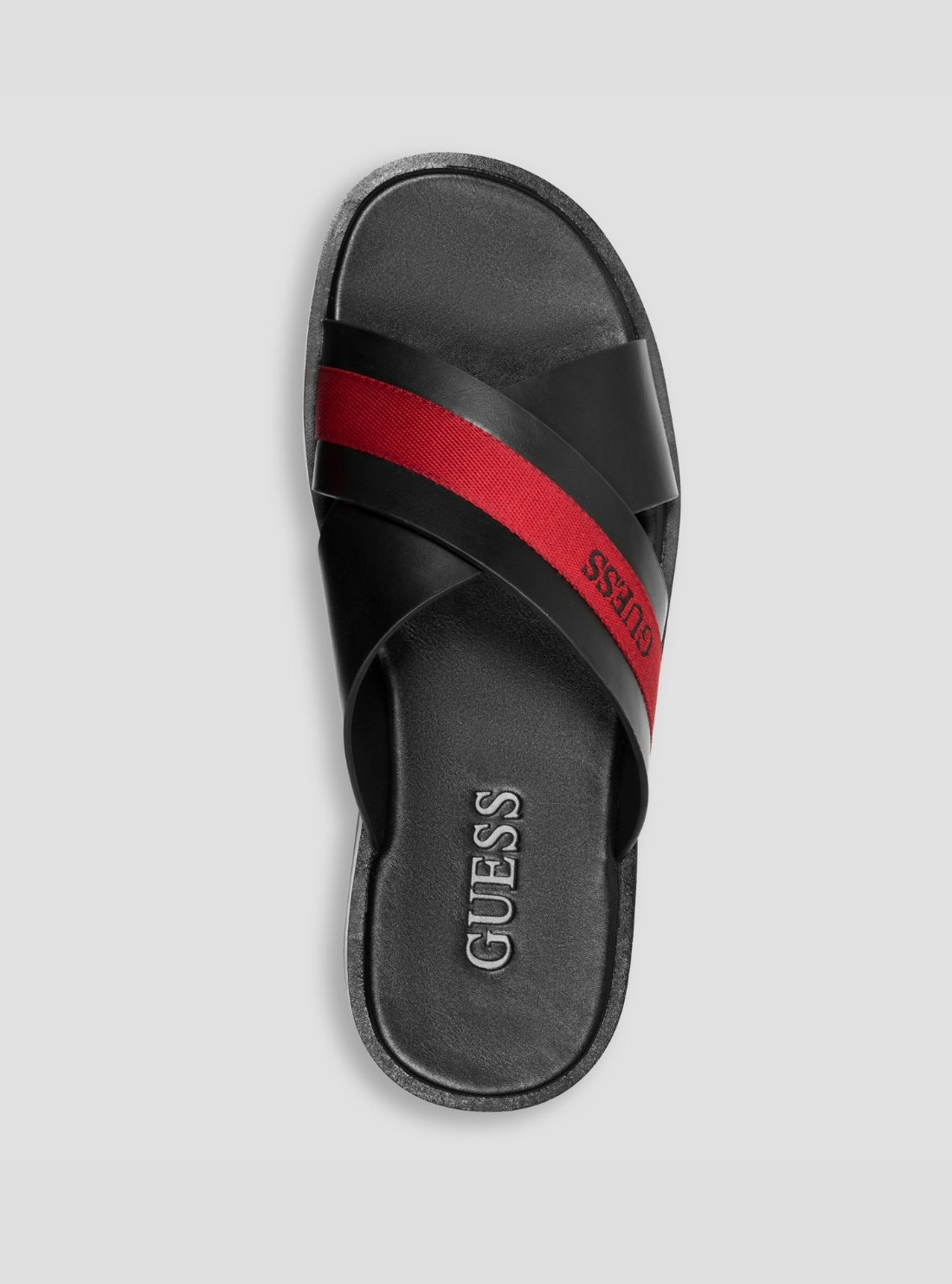GUESS Footwear Black Banlin Sandals BANLIN Top View