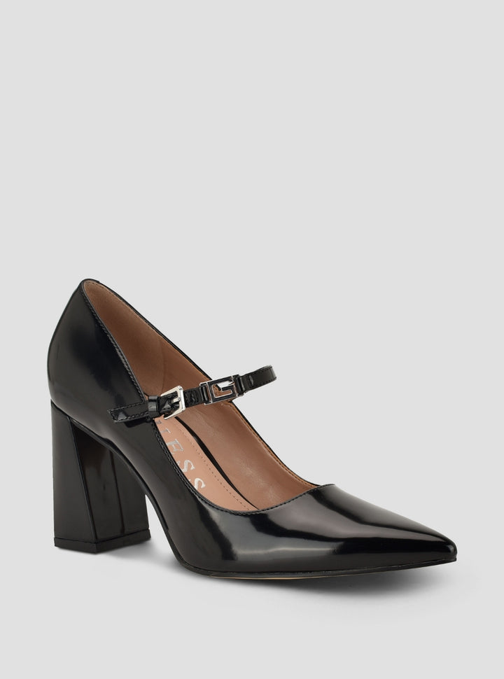 GUESS Footwear Black Barrial Pumps BARRIAL2 Side View