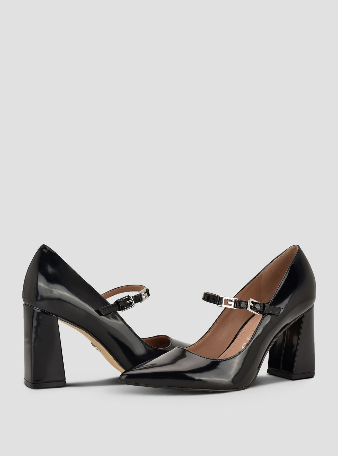 GUESS Footwear Black Barrial Pumps BARRIAL2 Side View Front Side View