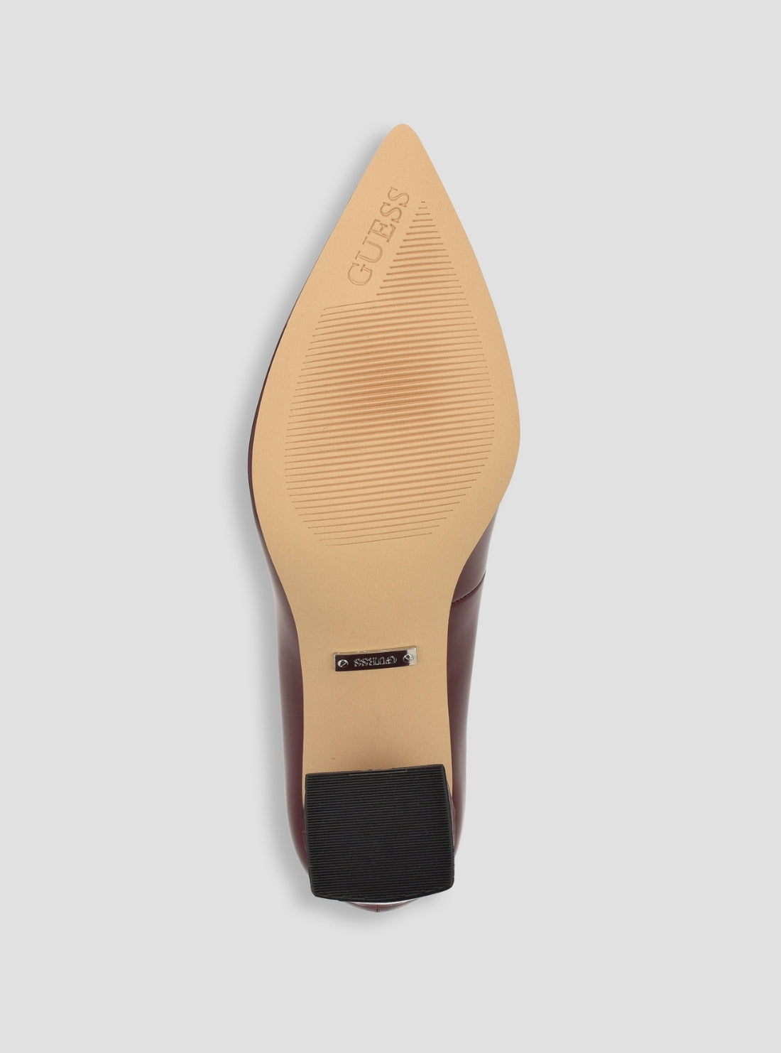 GUESS Footwear Red Barrial Pumps BARRIAL2 Bottom View