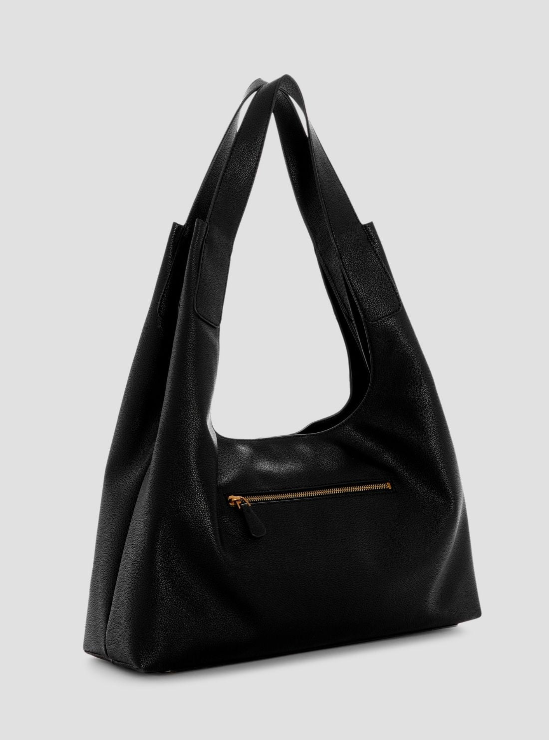 GUESS Womens Black Sunset Hobo Bag BB231402 Back View