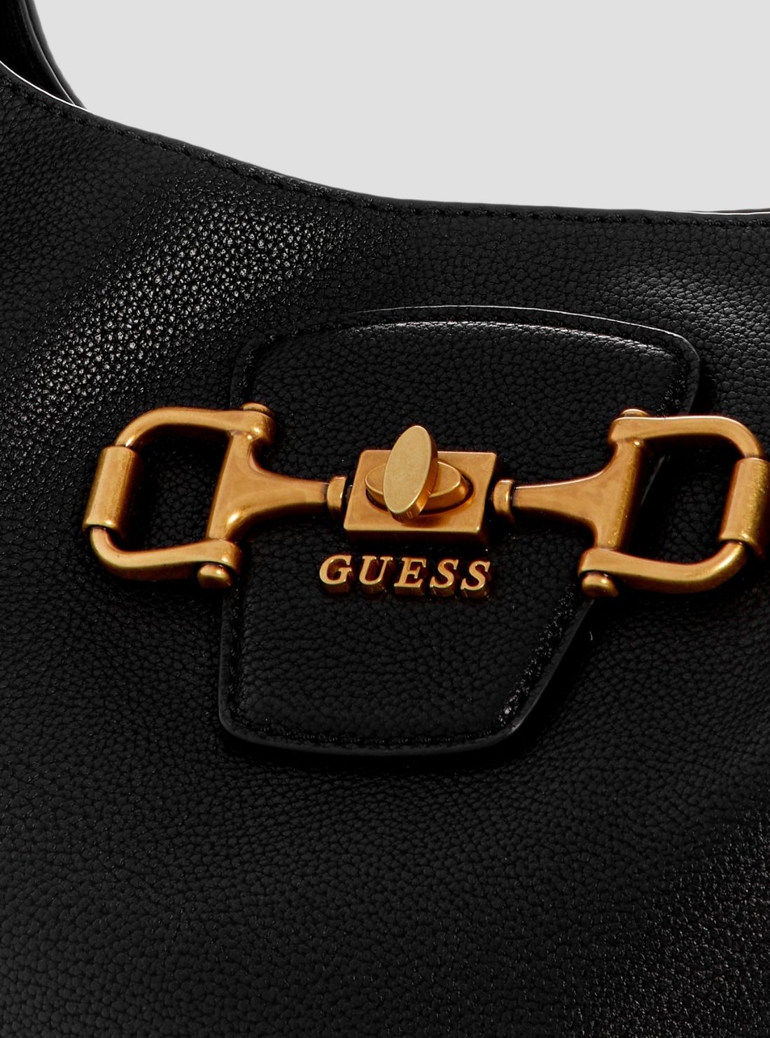 GUESS Womens Black Sunset Hobo Bag BB231402 Detail View