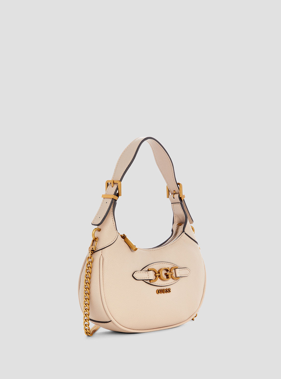 White Malva Mini Hobo Bag