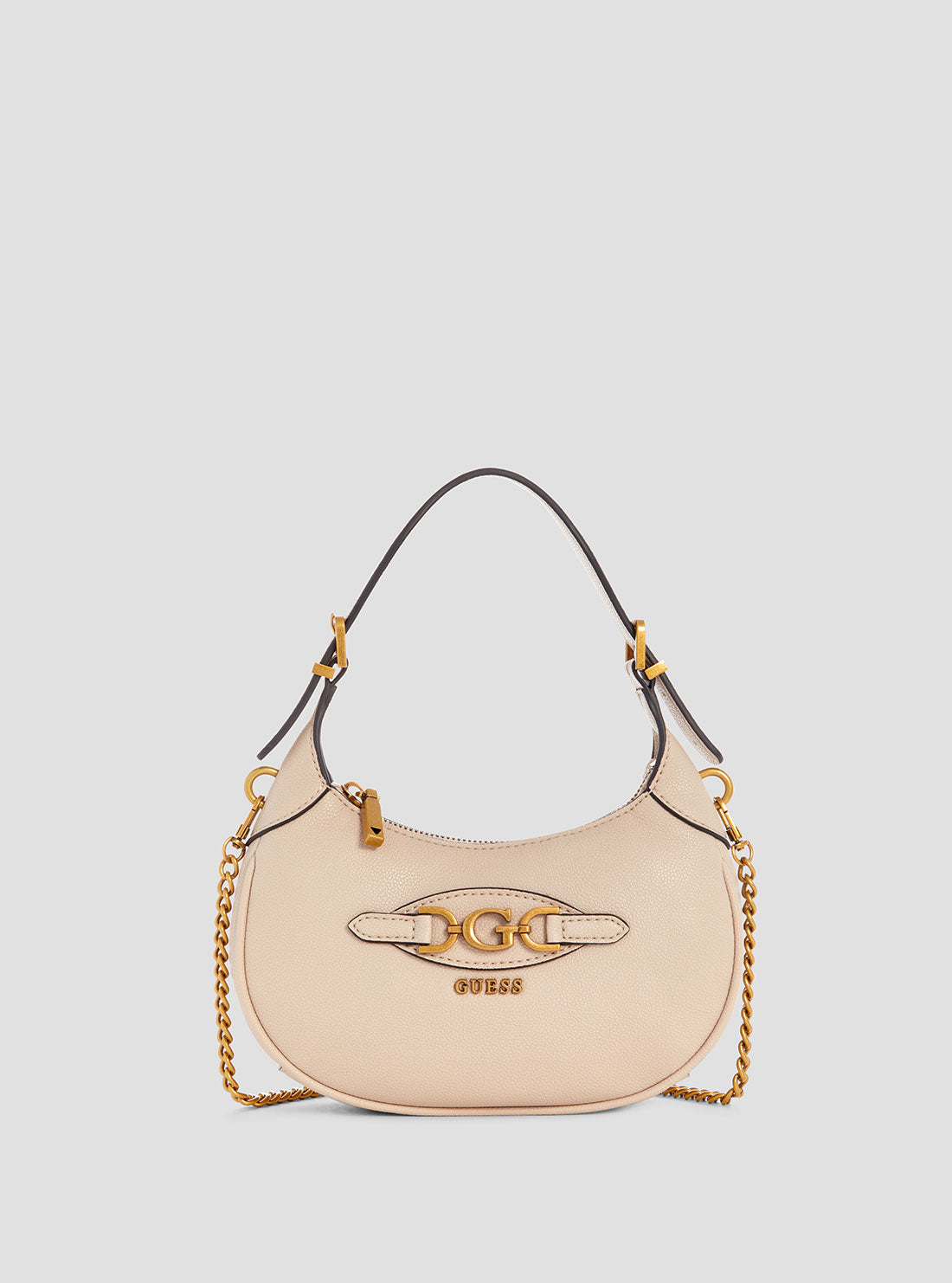 White Malva Mini Hobo Bag