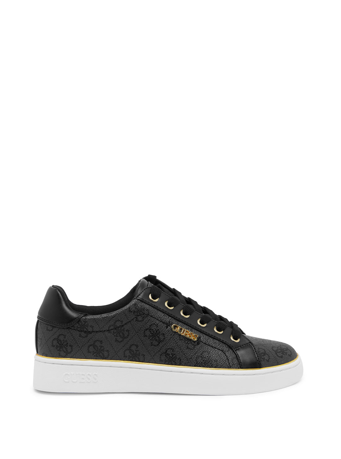 Black Logo Beckie Sneakers | GUESS Women's Shoes | side view