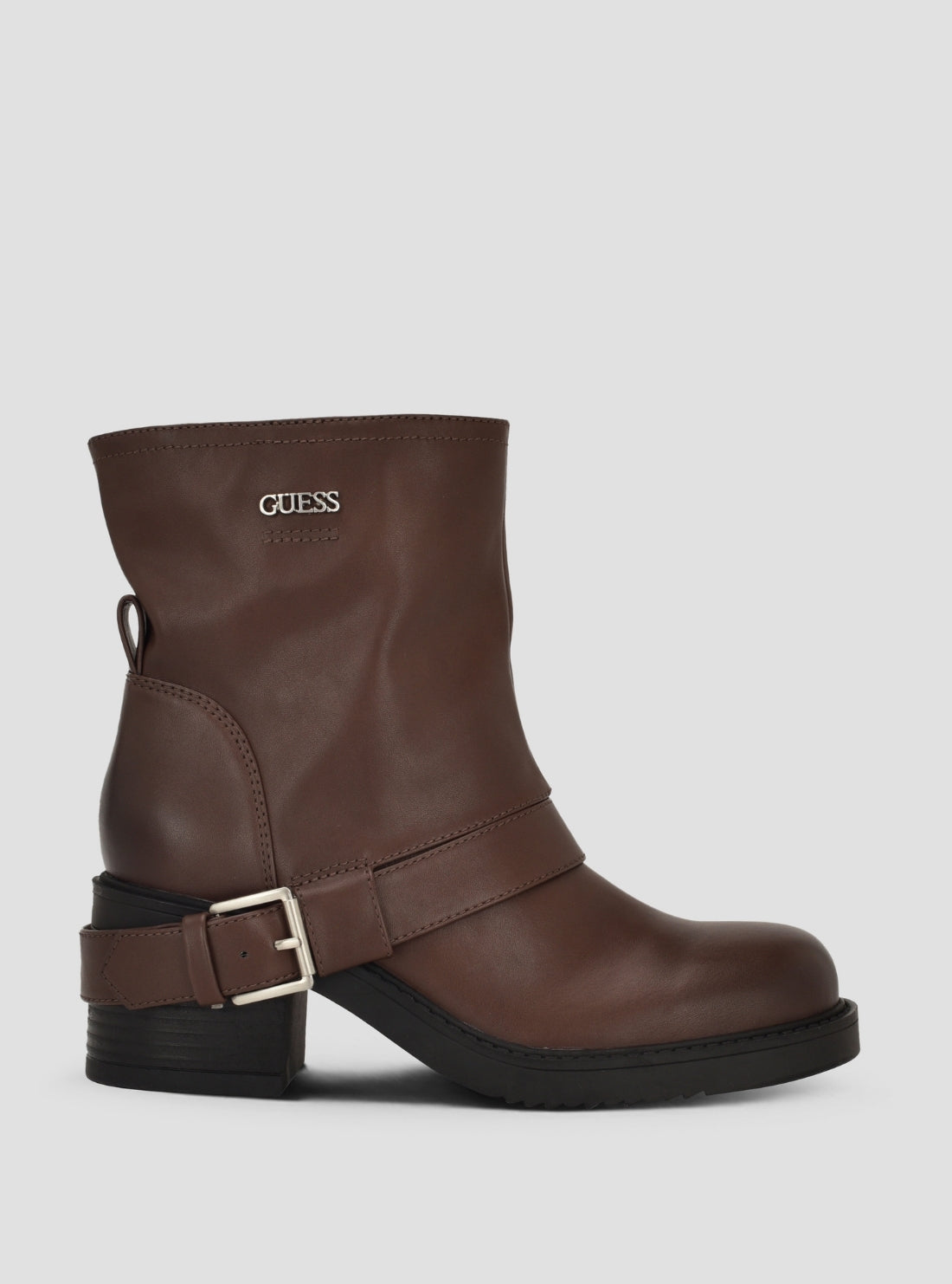 GUESS Footwear Brown Benji Ankle Boots BENJI Side View2
