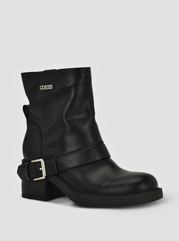 GUESS Footwear Black Benji Ankle Boots BENJI Side View