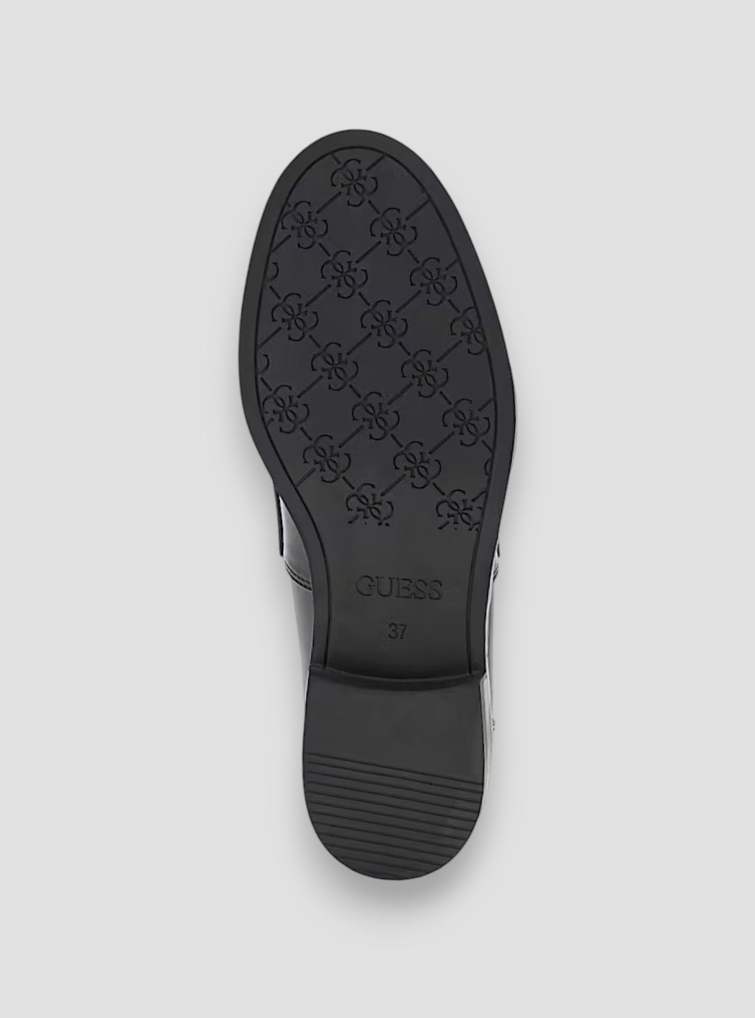 GUESS Womens Black Bevalee Loafers BEVALEE Bottom View
