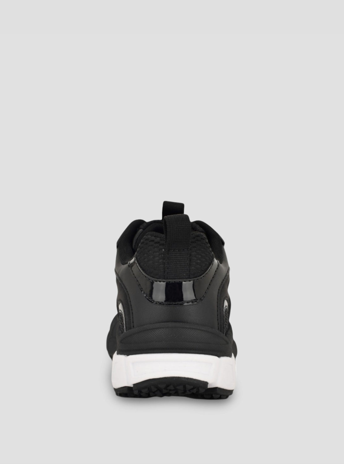 GUESS Womens Black Bevalli Sneakers BEVALLI Back View