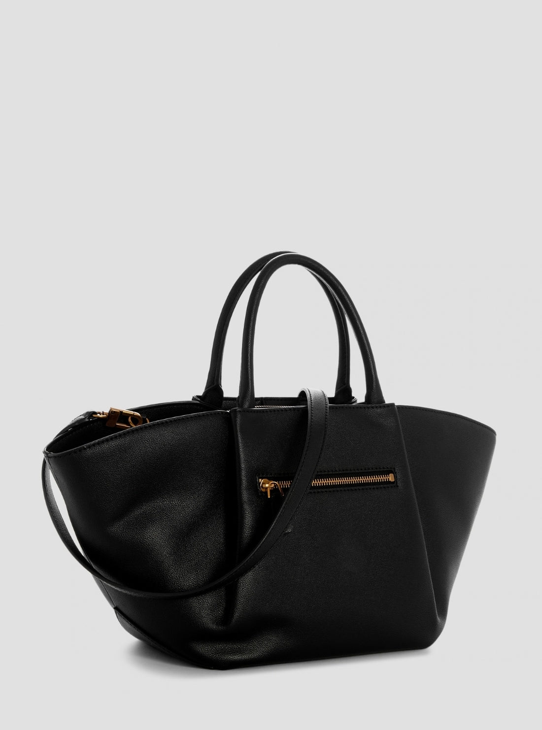 GUESS Womens Black Allegra Girlfriend Satchel Bag BG223706 Back View