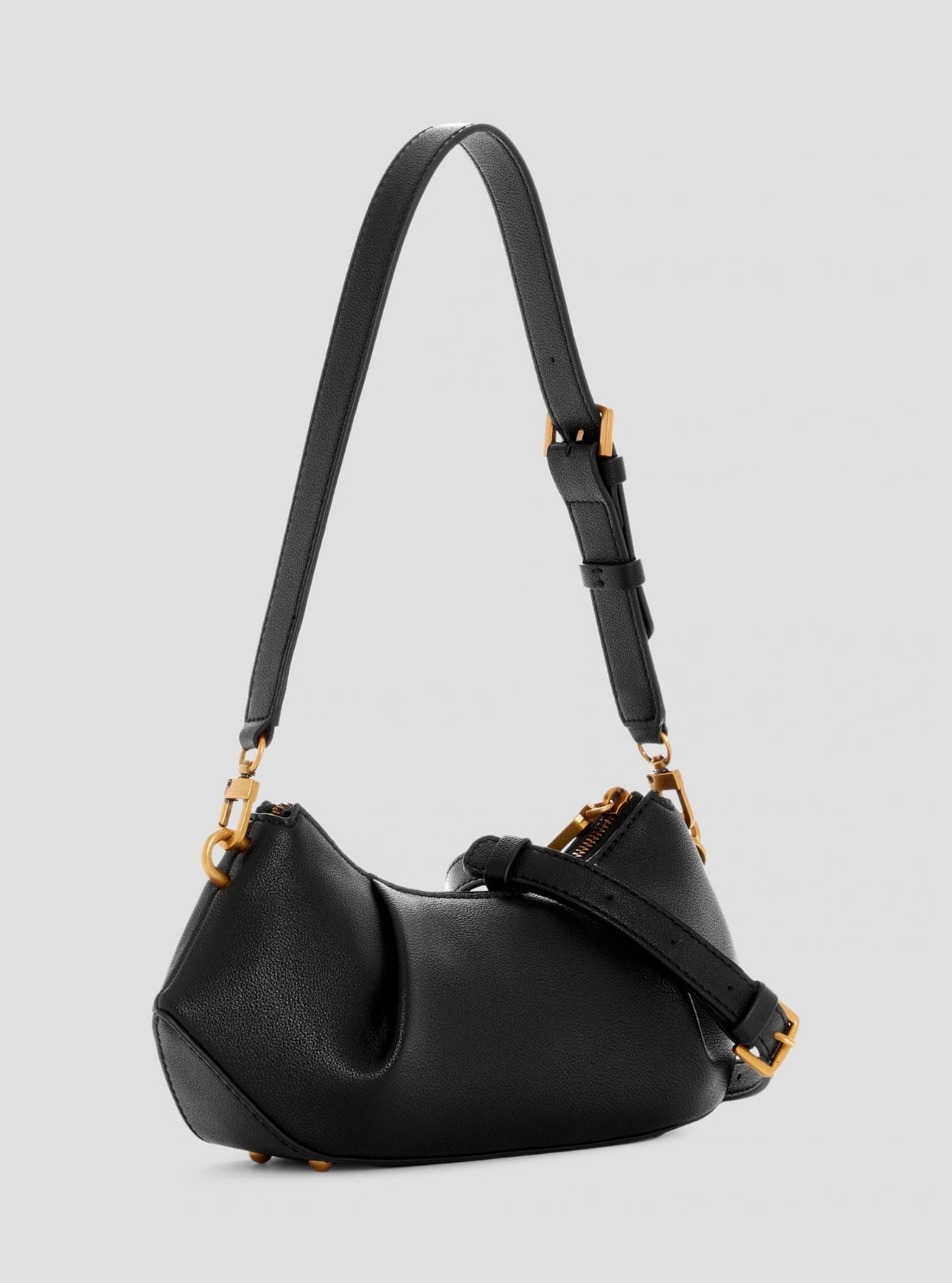 GUESS Womens Black Allegra Shoulder Crossbody Bag BG223717 back View