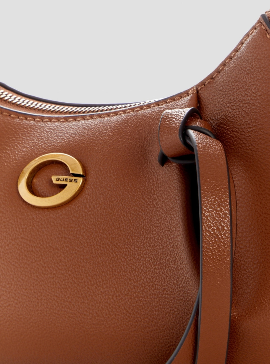 GUESS Womens Brown Allegra Shoulder Crossbody Bag BG223717 Detail View