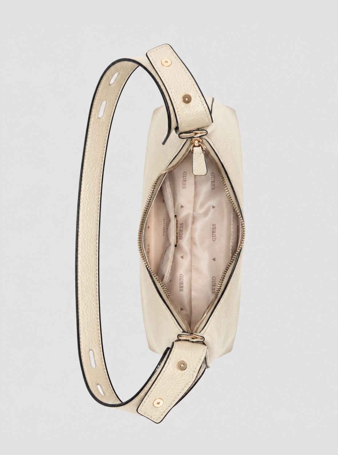 GUESS Handbags Bone Freya Shoulder Bag BG252617 Inside View