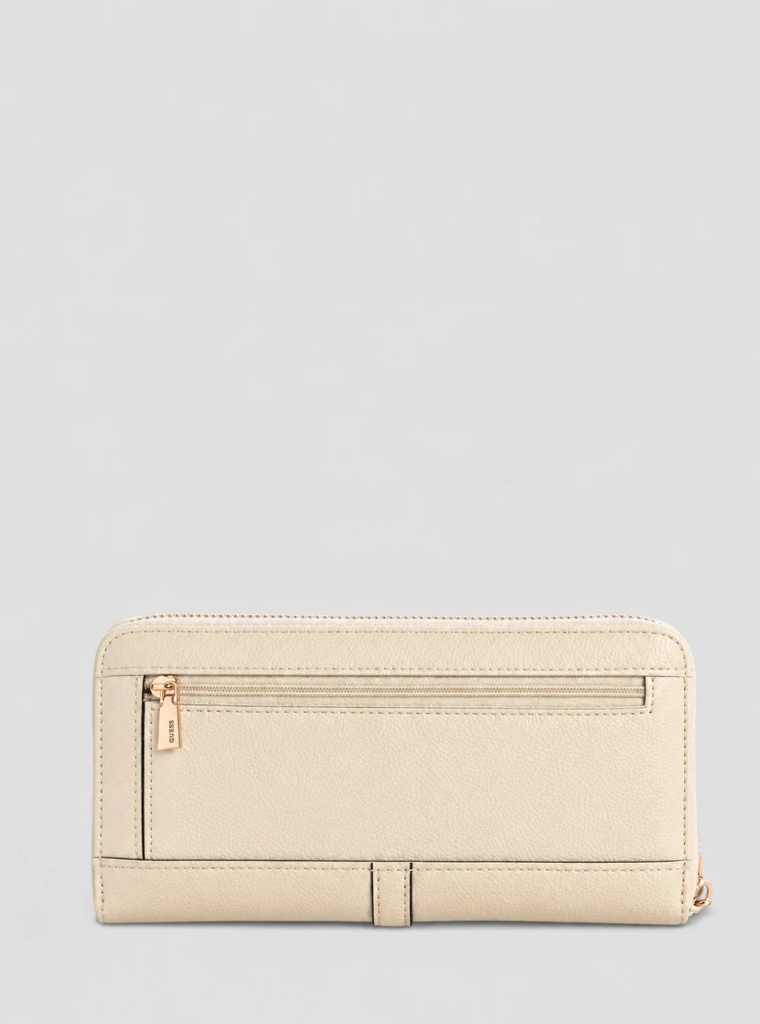 GUESS Womens Bone Venice Large Zip Around Wallet BG2534146 Back View