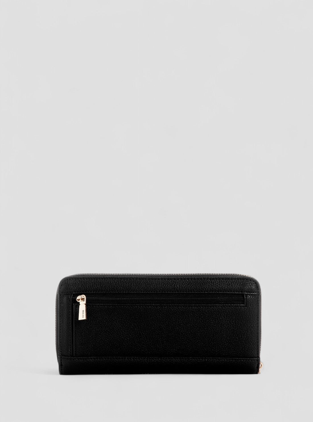 GUESS Womens Black Laurel Large Zip Around Wallet BG7459146 Back View