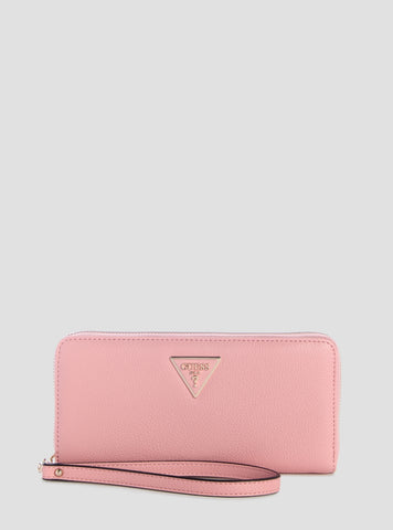 GUESS Womens Pink Laurel II Large Zip Around Wallet BG7459146 Front View