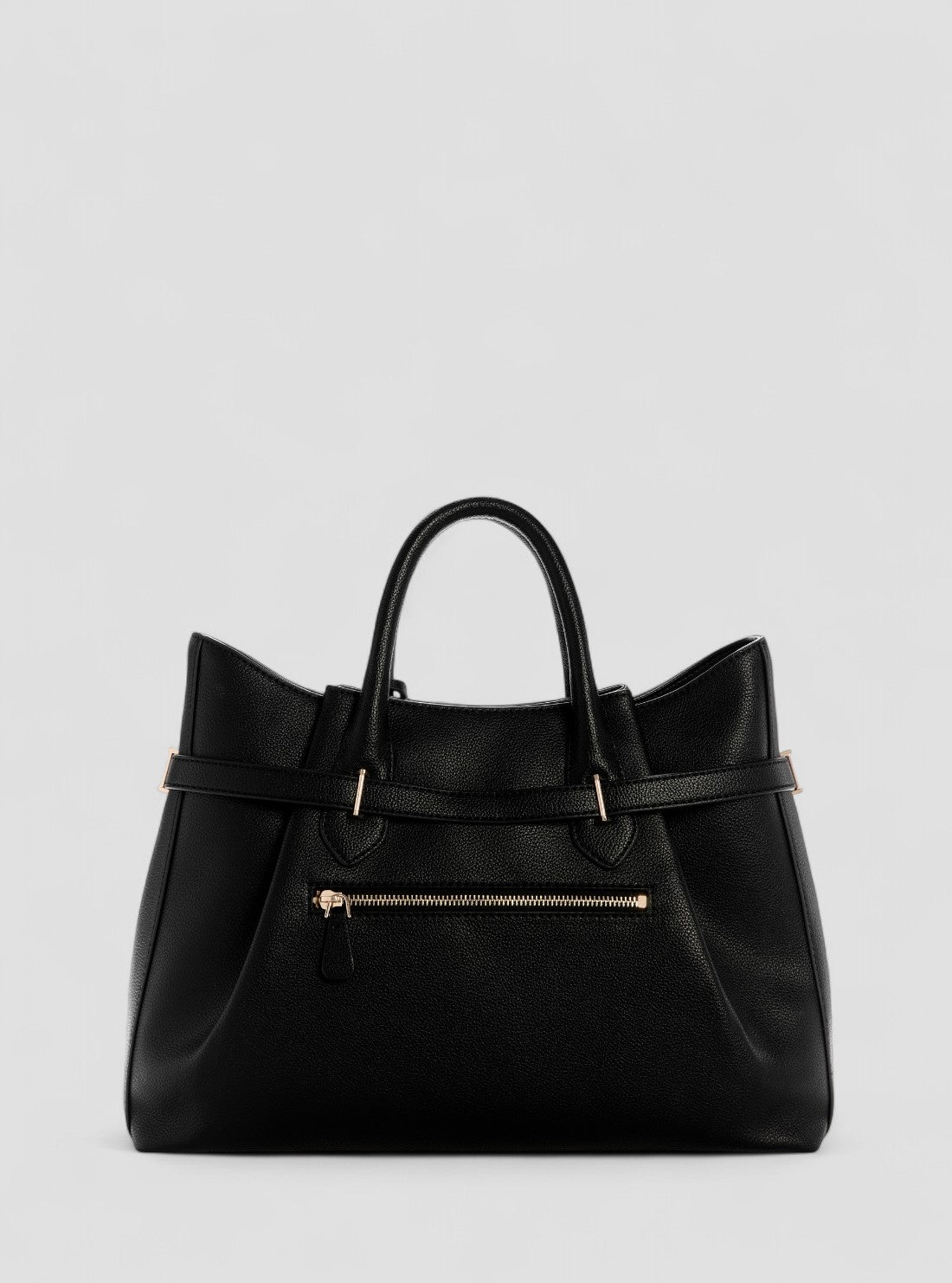 GUESS Womens Black Yesba Girlfriend Satchel Bag BG783307 Back View