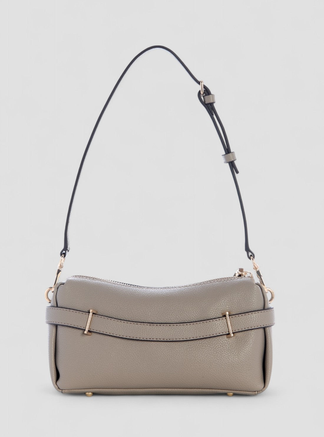Dark Taupe Yesba Mini Top Zip Bag | GUESS