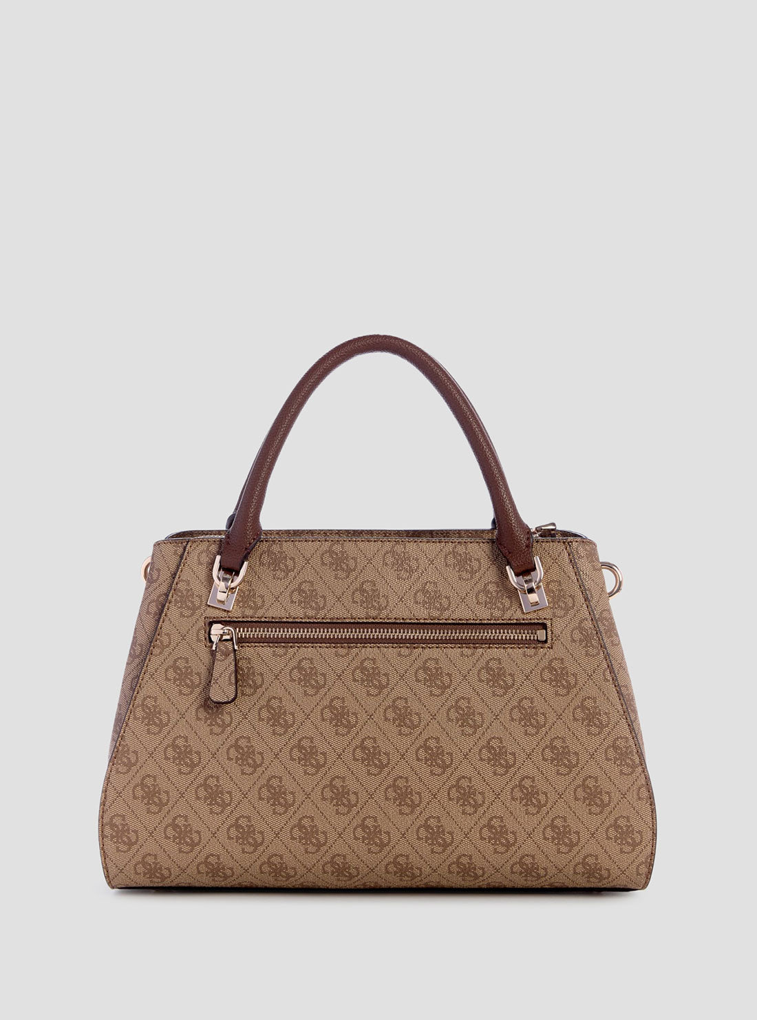 Brown Logo Noelle Satchel Bag