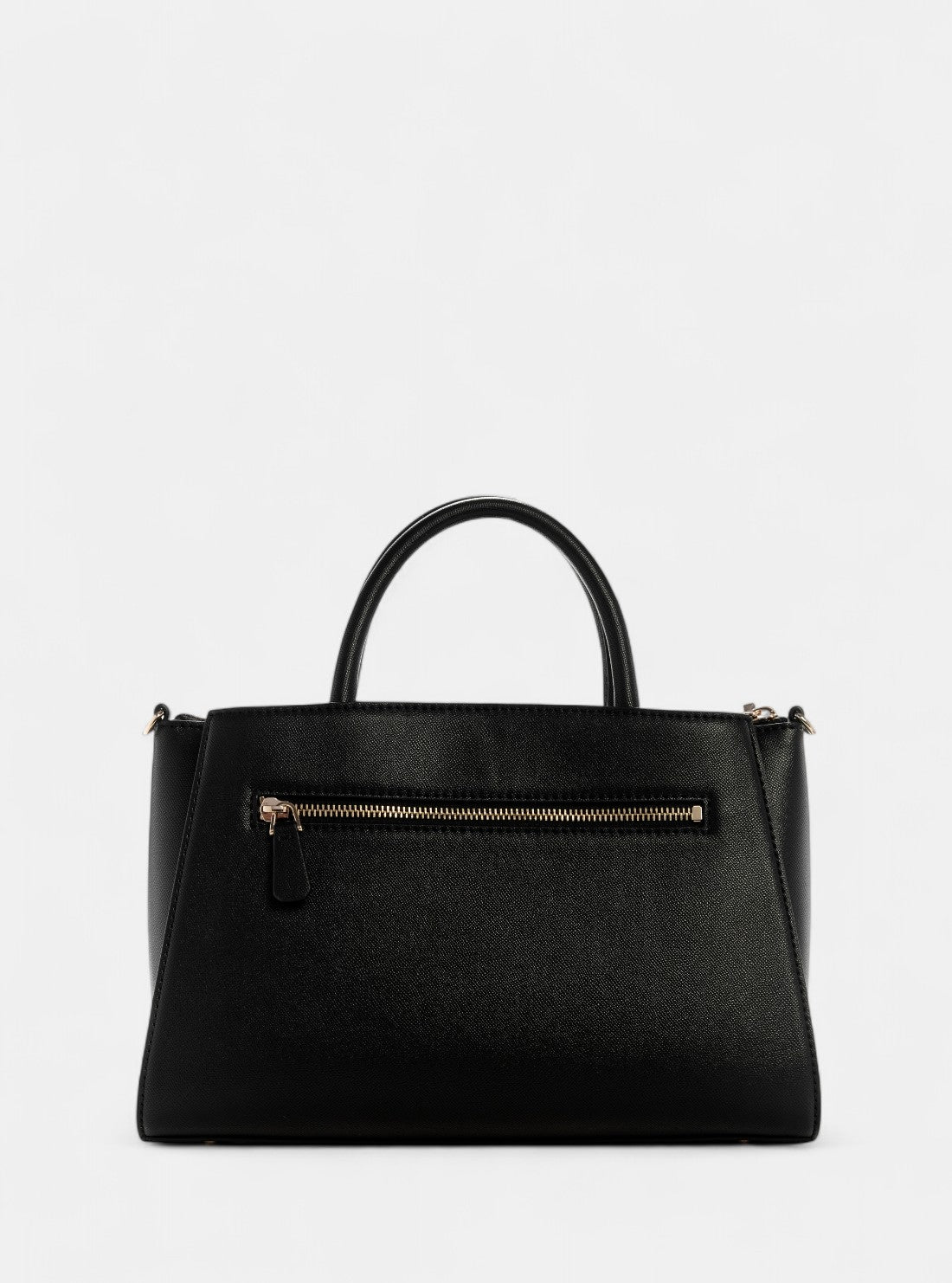 GUESS Womens Black Mimina Girlfriend Satchel BG801506 Back View