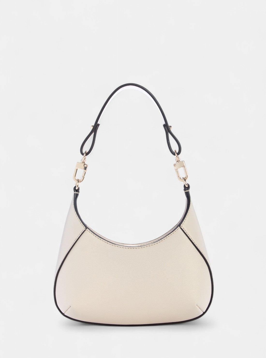 GUESS Womens Beige Mimina Mini Top Zip Crossbody Bag BG801572 Back View