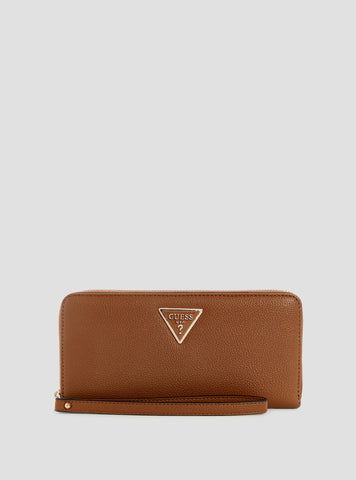 Brown Laurel Large Wallet